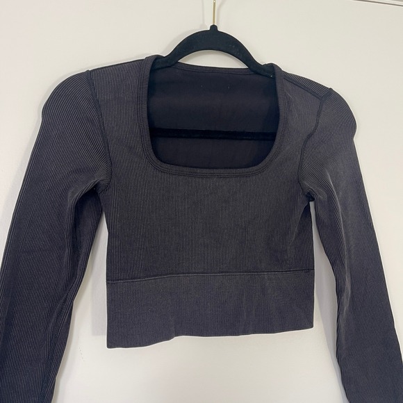 Lorna Jane $76 Tempo Ribbed‎ Seamless Long Sleeve Top Size Small Athletic Top - Picture 3 of 9